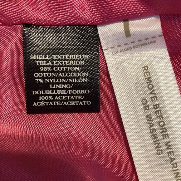 NWT LOFT Pink Color Block Stripe Skirt 2P - Picture 14 of 16